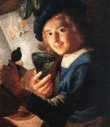 HONTHORST, Gerrit van Young Drinker  sr painting